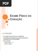 Exame Físico do Coração