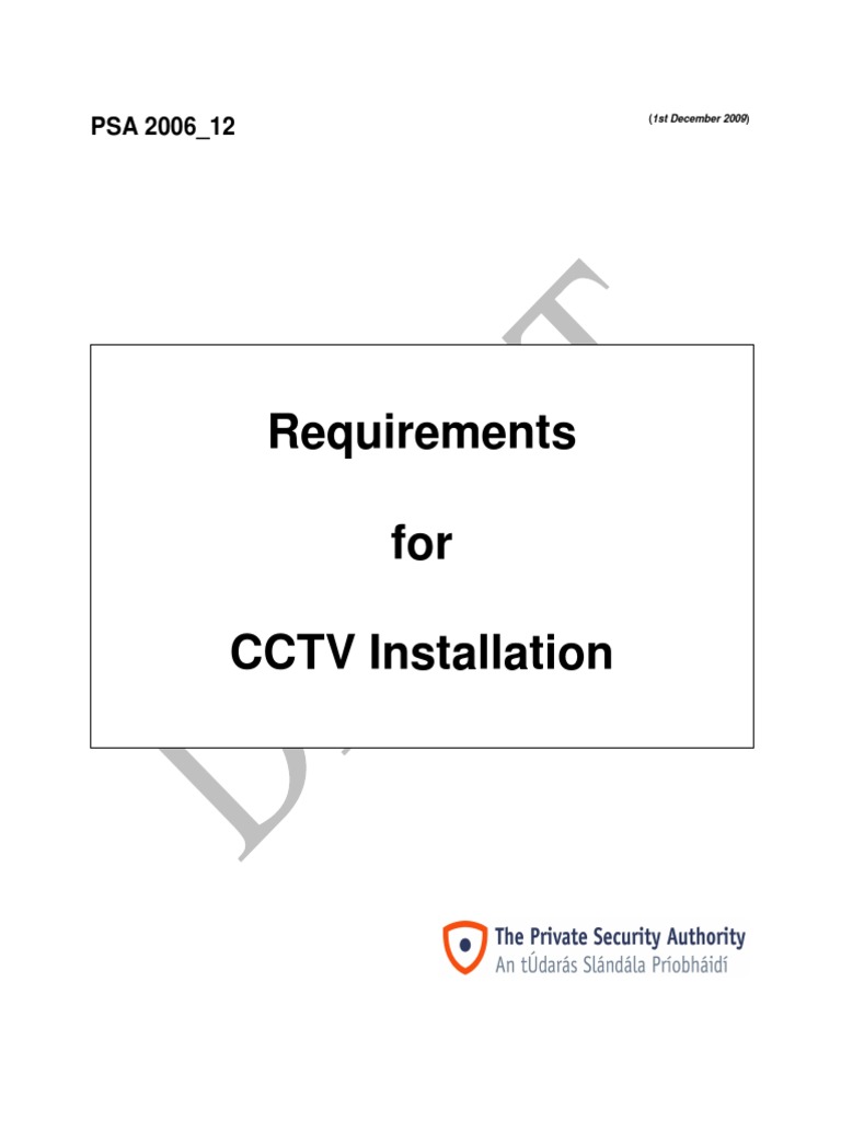 CCTV Code of Practice PDF Closed Circuit Television Surveillance
