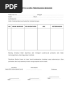 Surat Ucapan Terima Kasih