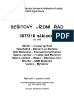 České Dráhy - Sešitový Jízdní Řád - Nákladní - ns307 - 310