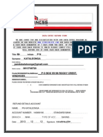 Refund Application Form