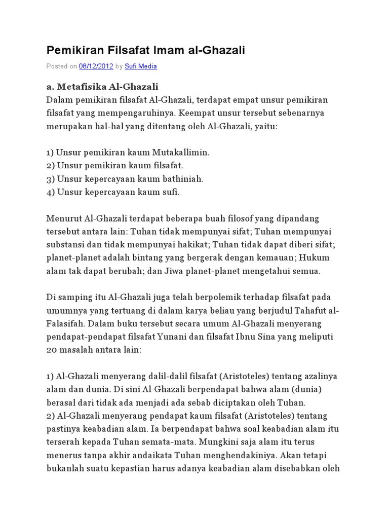 Al Ghazali Pdf
