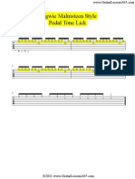 Yngwie Pedal Tone Lick