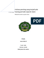 Download BEBERAPA PERISTIWA PENTING YANG TERJADI PADA MASING-MASING PERIODE SEJARAH ISLAM by Erik Pujianto SN194578426 doc pdf