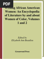 Beaulieu - Writing African American Women An Encyclopedia of ...