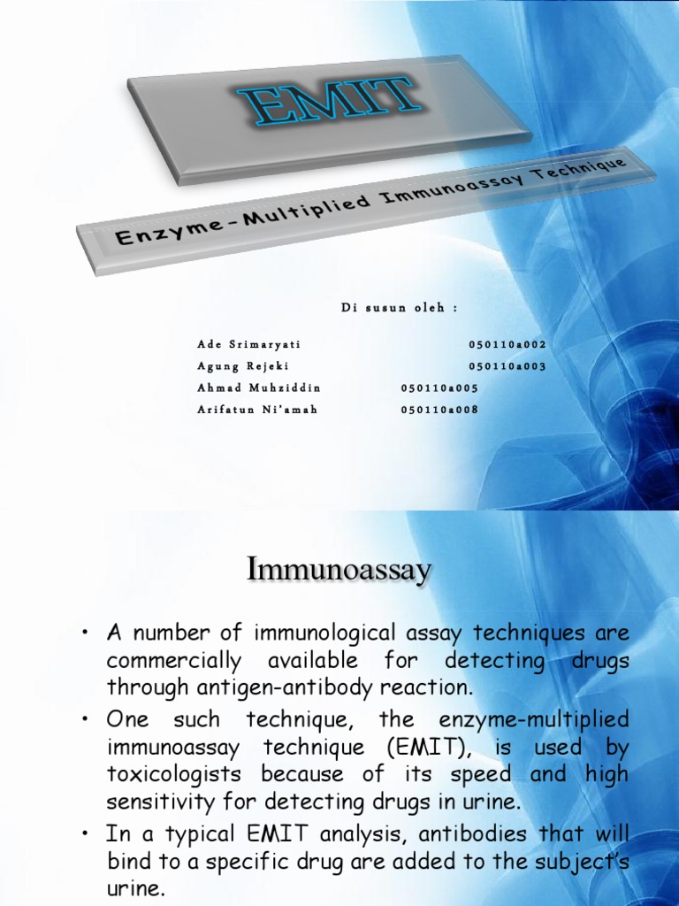 EnzymeMultiplied Immunoassay Technique