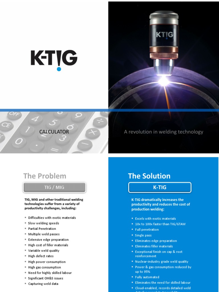 K TIG Calculator PDF Welding Construction