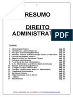 Apostila de Direito Administrativo - Resumão