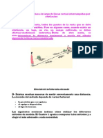 Medición de Distancias A Lo Largo de Líneas Rectas Interrumpidas Por Obstáculos Cartaboneo