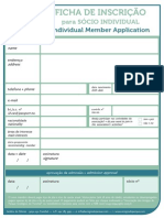 AAPEF-Ficha de inscrição de sócio individual