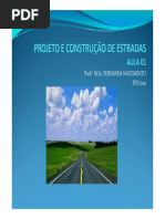 Aula 01 Projeto e Construcao de Estradas 1