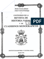 Contenidos Historia Naval y Cuadernos Monográficos. Año 1991