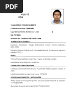 Hoja de Vida Toshiro