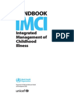 Handbook Imci Childhood Illness