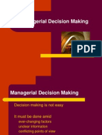 Decision Making Lecture 1