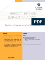 3G - Revision in Reserve Price