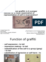 Graffiti and Self in Prison Setting