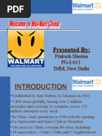 Download PPT Walmart by Prakash Sharma SN19467682 doc pdf