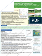 Does Intermediate Disturbance Hypothesis e Does Intermediate Disturbance Hypothesis Explain Mechanisms of Biodi Mechanisms of Biodiversity Decline in Agricultural Lands?