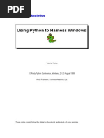Download Python Windows Tutorial by Madi SN19468349 doc pdf