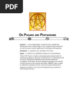 N Agans AND Entagrams: Pentacle - N. A Five-Pointed Figure, Composed of Five Straight Lines