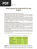 Argumente gegen Impfen