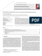 Detoxification of Pesticide Waste Via Activated Carbon Adsorption Process