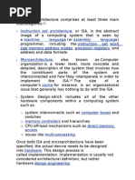 Download Computer Architecture Notes- Rana by rahul_singh6544925 SN19469676 doc pdf