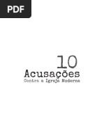 10 Acusações Contra a Igreja Moderna