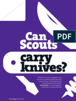 Scouting magazine report on knives