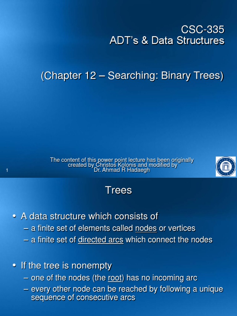Binary Trees & Data Structures | PDF