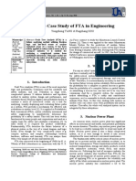 A Simple Case Study of FTA in Engineering