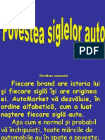 Istoric Sigle Auto