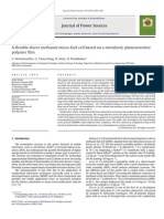 A Flexible Direct Methanol Micro Fuel Cell Based on a Metalized, Photosensitive Polymer Film 2010 Journal of Power Sources