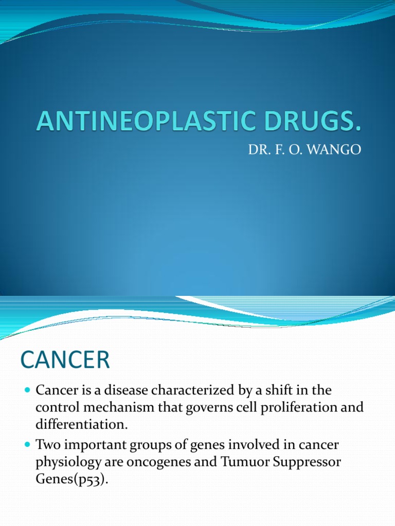Antineoplastic Drugs Chemotherapy Cell Cycle