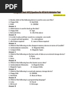 Basic Computer Quiz Questions With Answers | PDF | C (Programming ...