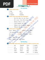 Model Exams Primary 5 First Term