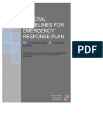 General Guidelines for Emergency Reponse Plan (for Industrial Premises) - Latest General Erp Guidelines With Example (Revised 30 Sep 13)