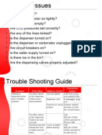 Dispenser Trouble Shooting Guide
