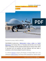 26 DEC 2013 - High Cost of Technology - Pakistan Condemns North Waziristan Drone Strike