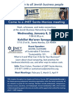 JNET Santa Monica Meeting Flyer - 1-8-14