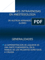 Soluciones Intravenosas en Anestesiologia