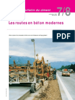 Les Routes en Béton Moderne