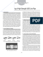 Seam Welding of High Strength UOE Line Pipe