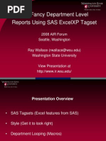 AIR2008 Fancy Departmental Excel Report