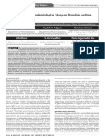 Epidemiology of Bronchial  Ashtma