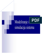 Modeliranje i Simulacija Sistema