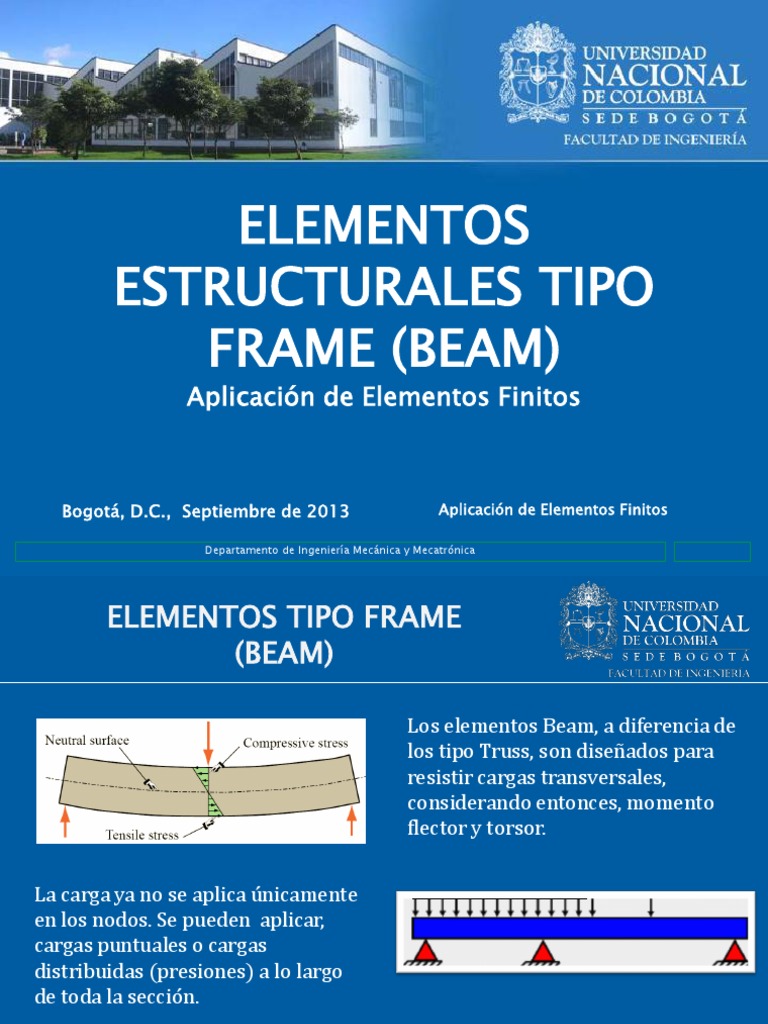 Elementos Estructurales Tipo Frame | PDF | Doblar | Ingeniería mecánica