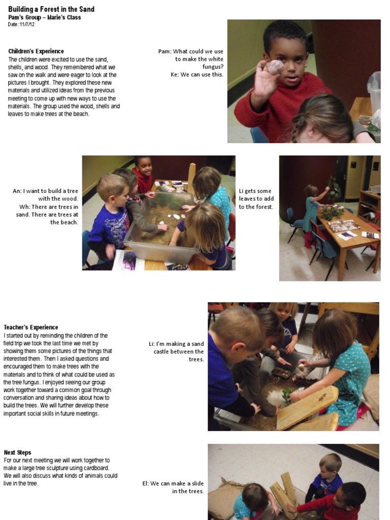 Building a Sand Forest with Kids | PDF | Home & Garden