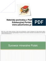 Surowce Mineralne Polski